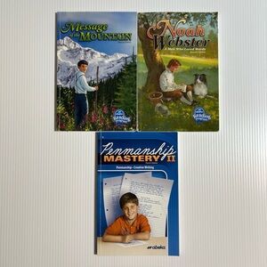 Abeka Readers Lot Grade 5 Homeschool Noah Message Mountain Penmanship Mastery 2